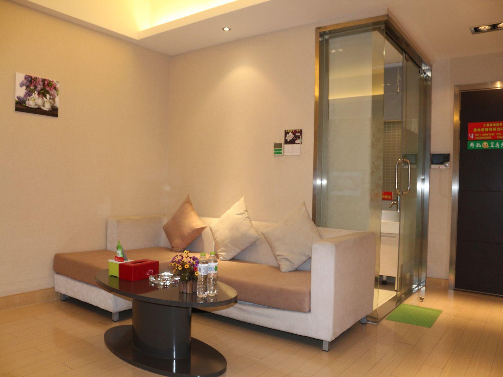 Hangzhou Dushangju Hotel Apartment Binjiang Exterior foto